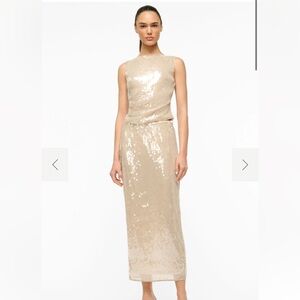 STAUD Casey Skirt- Moon